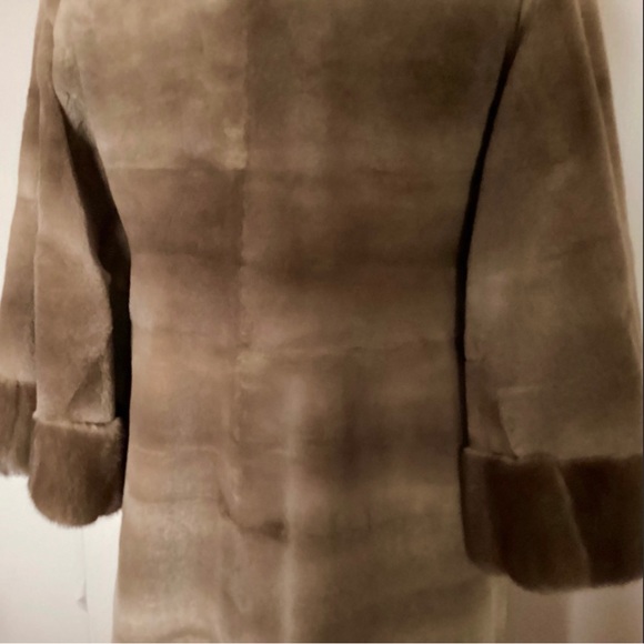 NWT Zac Posen Mink Sheared with Wild Mink trim sz Sm - Picture 5 of 10